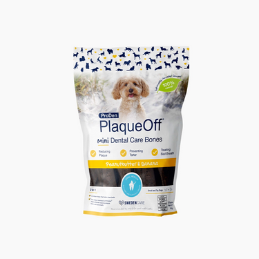 ProDen PlaqueOff Mini Dental Care Bones - Peanut Butter & Banana 340 g